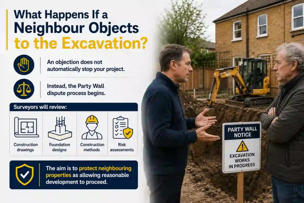 The Complete Guide to Section 6 Excavation Notices 3 What Happens If a Neighbour Objects to the Excavation Clacton-on-Sea